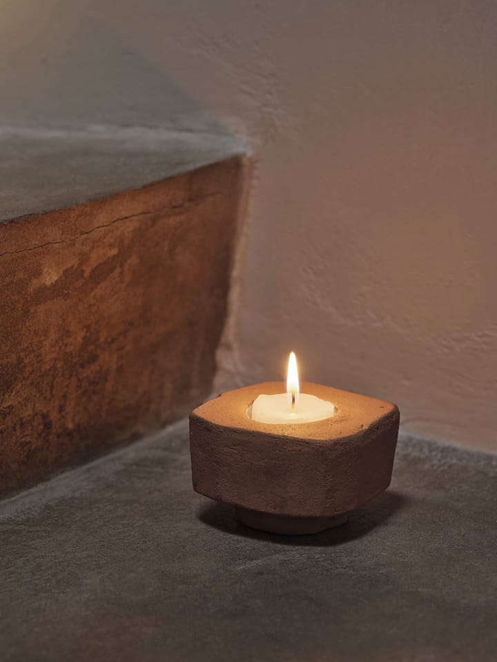Kurinu kynttilänjalka, Terracotta Ferm Living