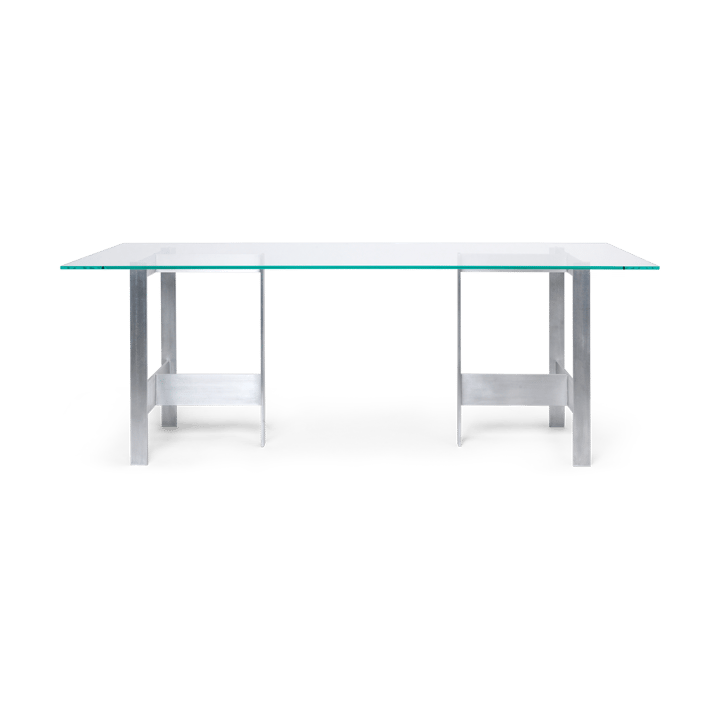 Lager ruokapöytä 90x200 cm, Glass-aluminium Ferm Living