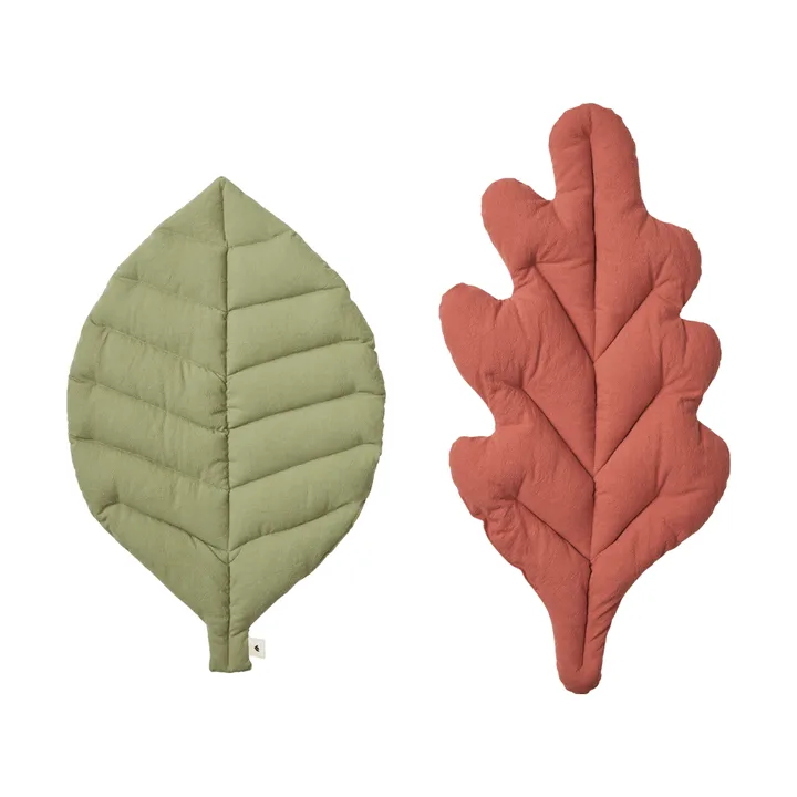 Leaf tyynyt 2 kpl - Tea green-poltettua savea - Ferm Living