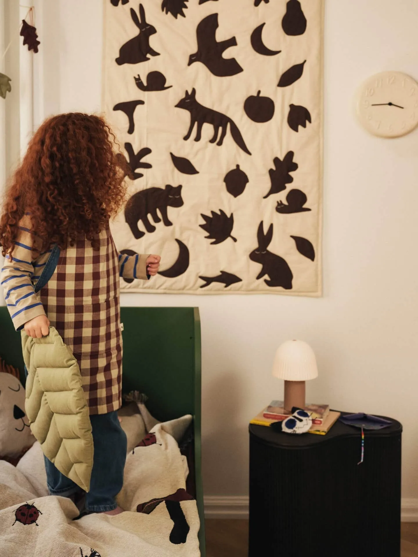 Leaf tyynyt 2 kpl, Tea green-poltettua savea Ferm Living