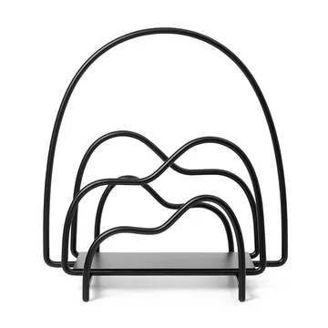 Lithos sanomalehtiteline - Musta - Ferm Living