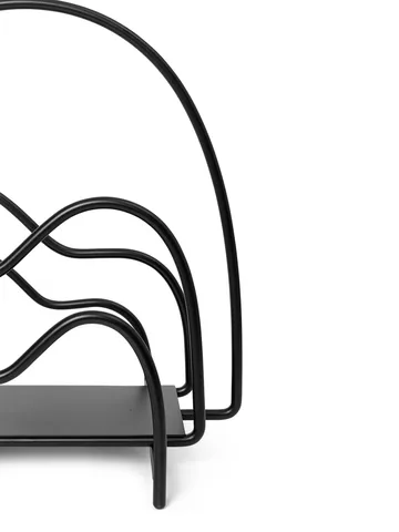 Lithos sanomalehtiteline - Musta - Ferm Living