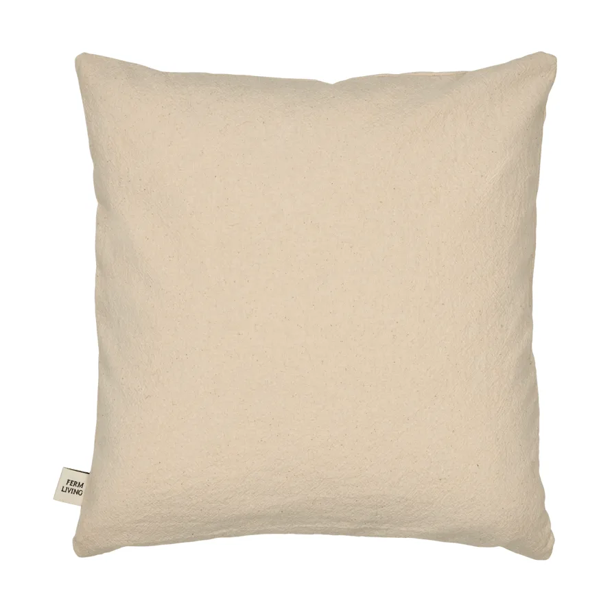 Lunden tyyny, Off-white-dark chocolate, 30x30 cm Ferm Living