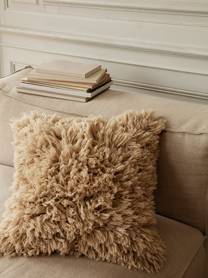 Meadow High Pile tyyny 50x50 cm, Light Sand Ferm Living