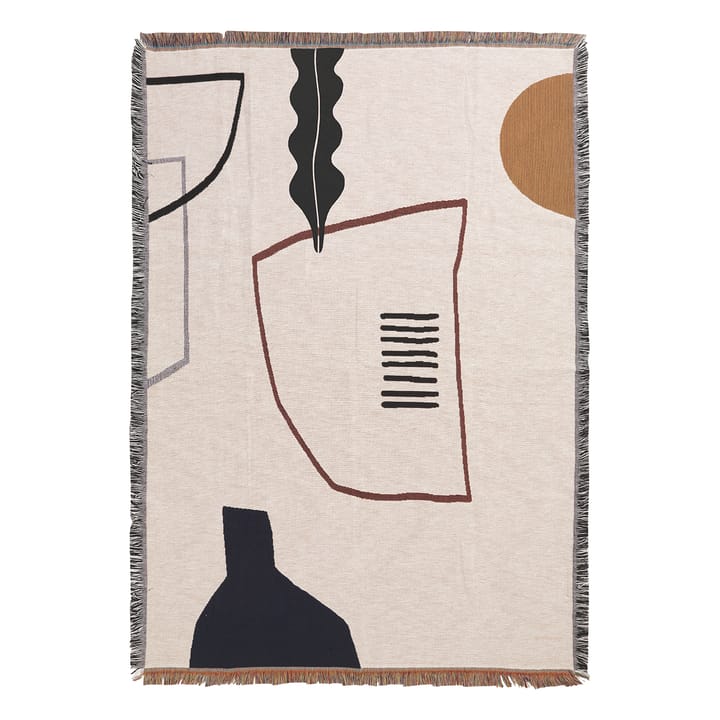 Mirage torkkupeitto 120 x 170 cm - Off white - Ferm Living