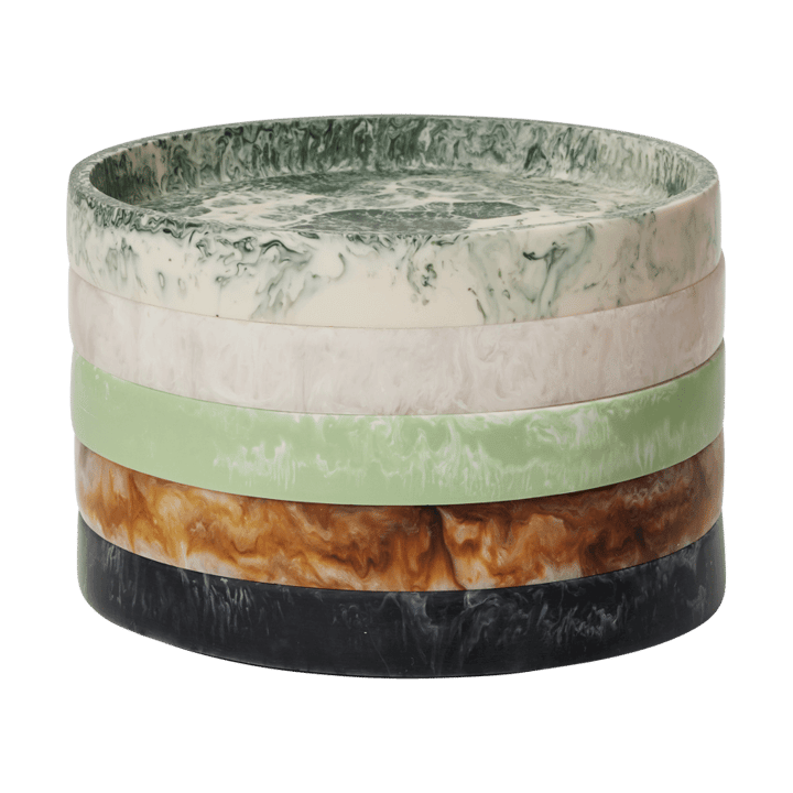Mist koristealusta Ø20 cm, Emerald-off-white Ferm Living