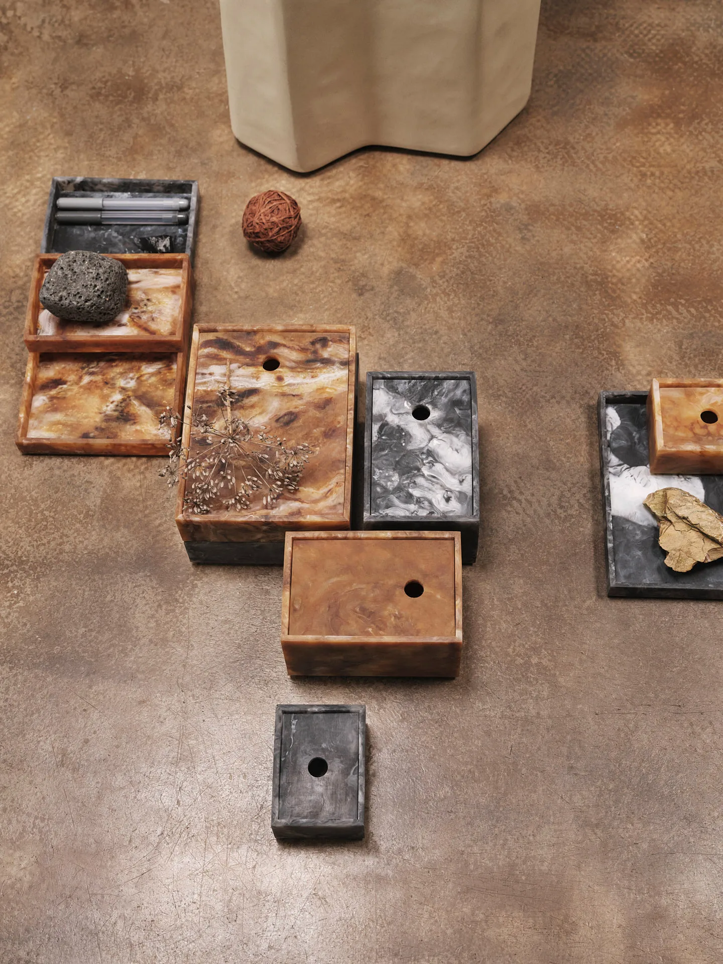 Mist säilytyslaatikko 10x15 cm, Sugar kelp Ferm Living