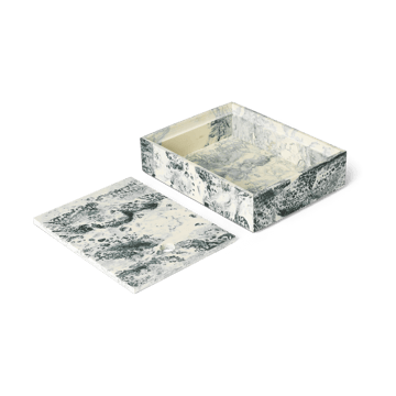 Mist säilytyslaatikko 15x20 cm - Emerald-off white - Ferm Living