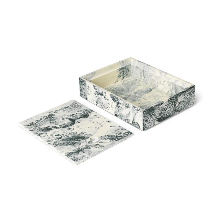 Mist säilytyslaatikko 15x20 cm, Emerald-off white Ferm Living