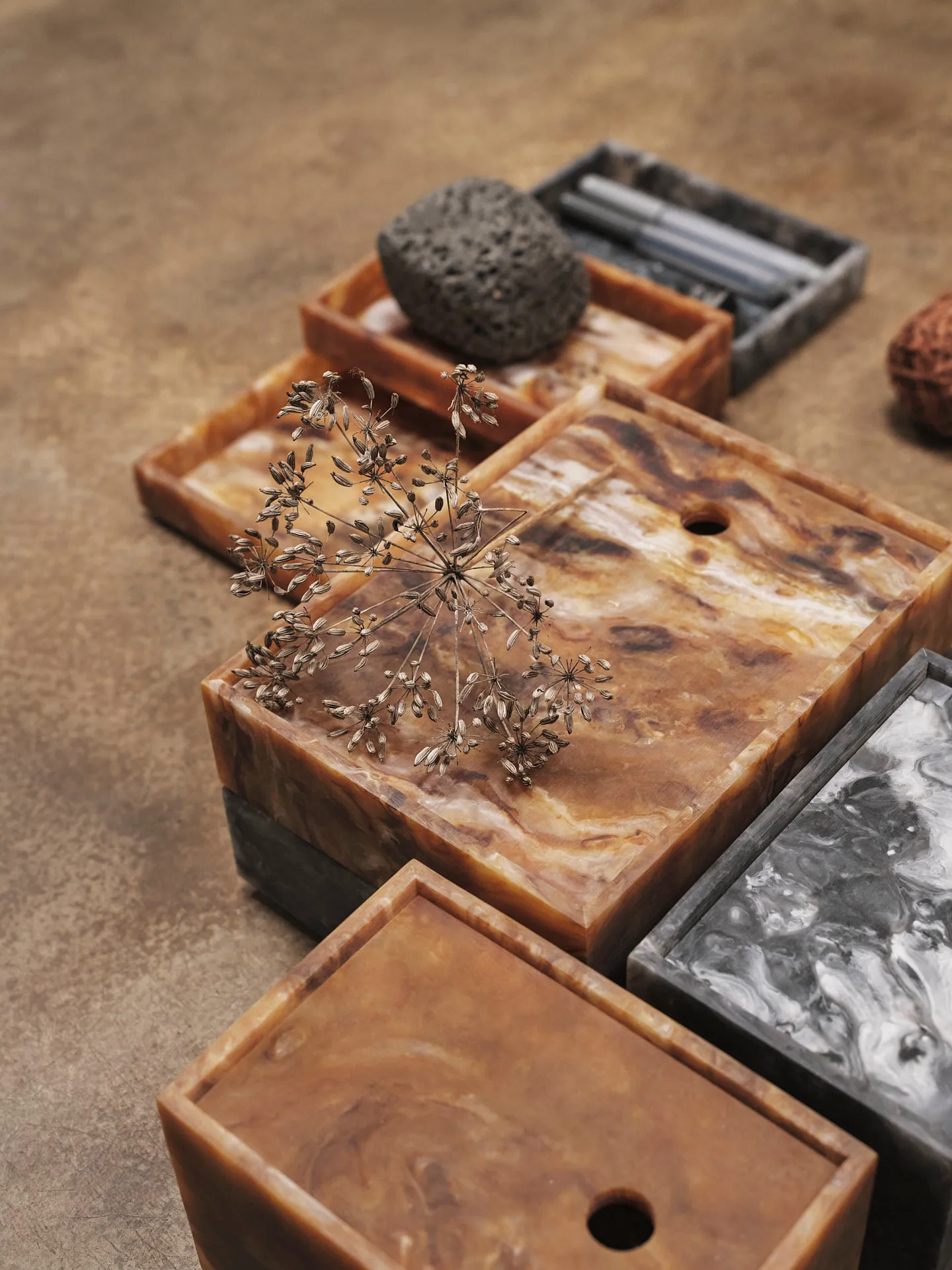 Mist säilytyslaatikko 15x20 cm, Sugar kelp Ferm Living