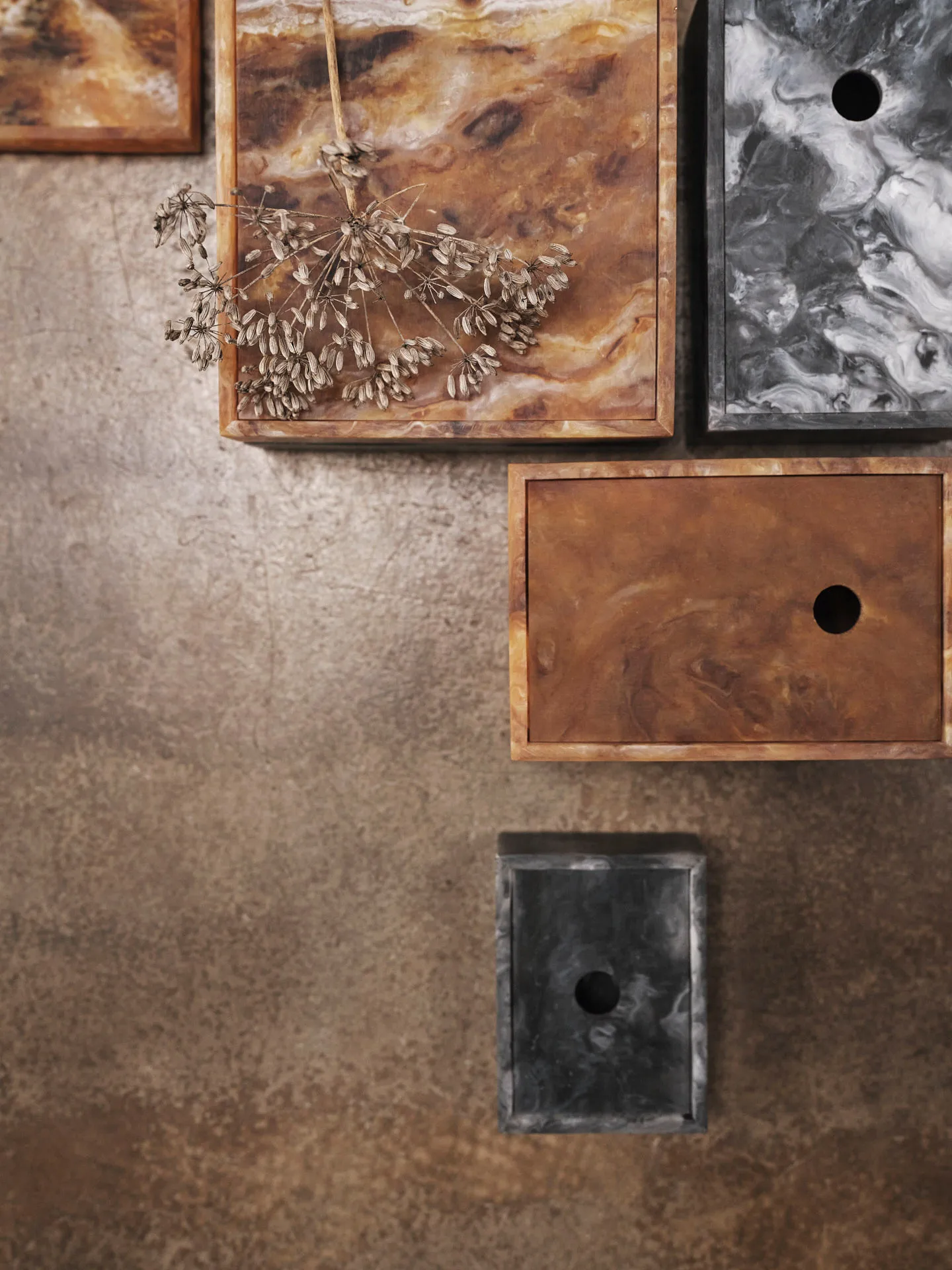 Mist säilytyslaatikko 7,5x10 cm, Charcoal Ferm Living