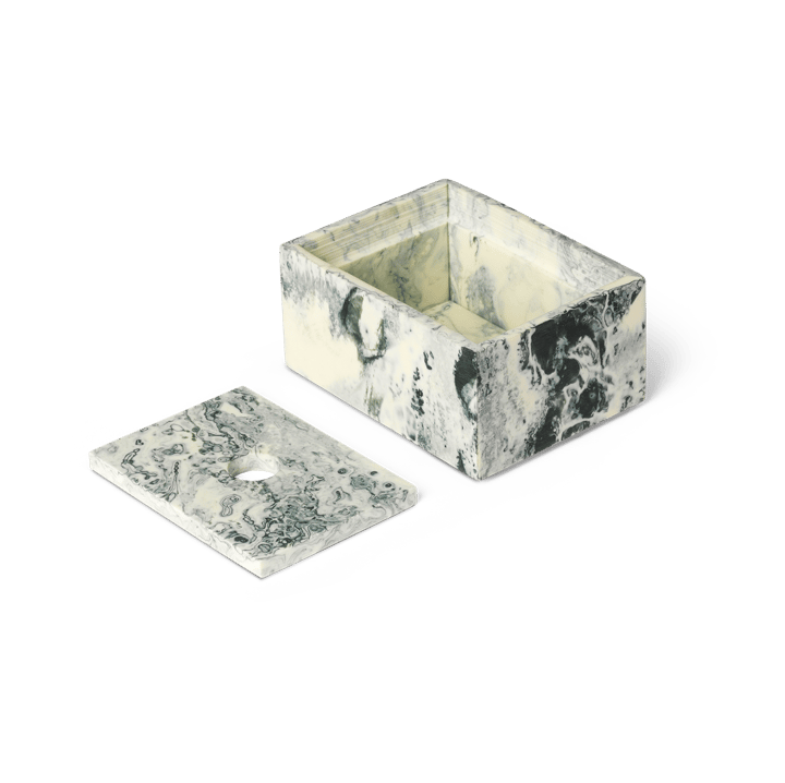 Mist säilytyslaatikko 7,5x10 cm, Emerald-off white Ferm Living