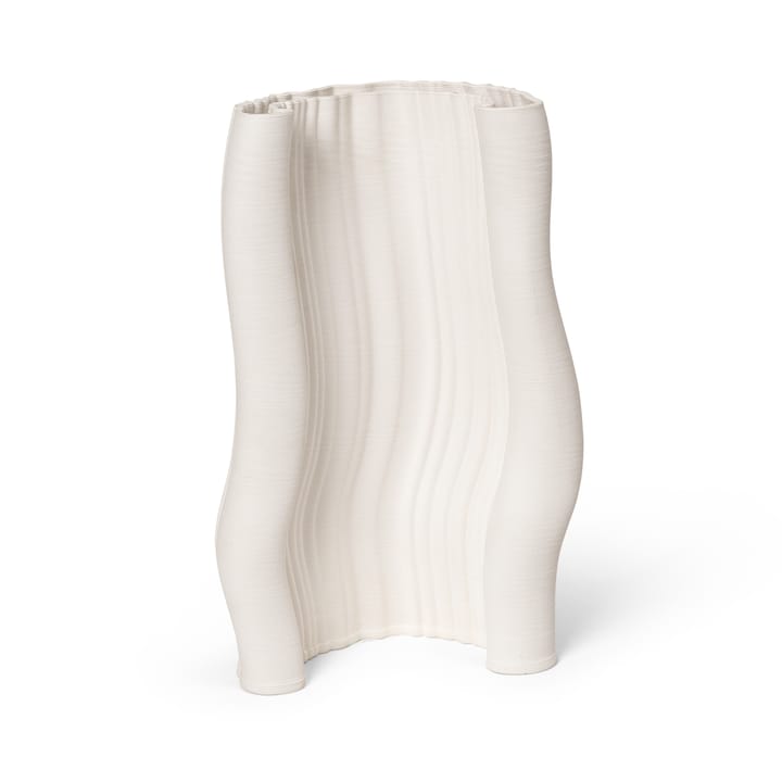 Moire maljakko 19 x 30 cm - Off-white - Ferm Living