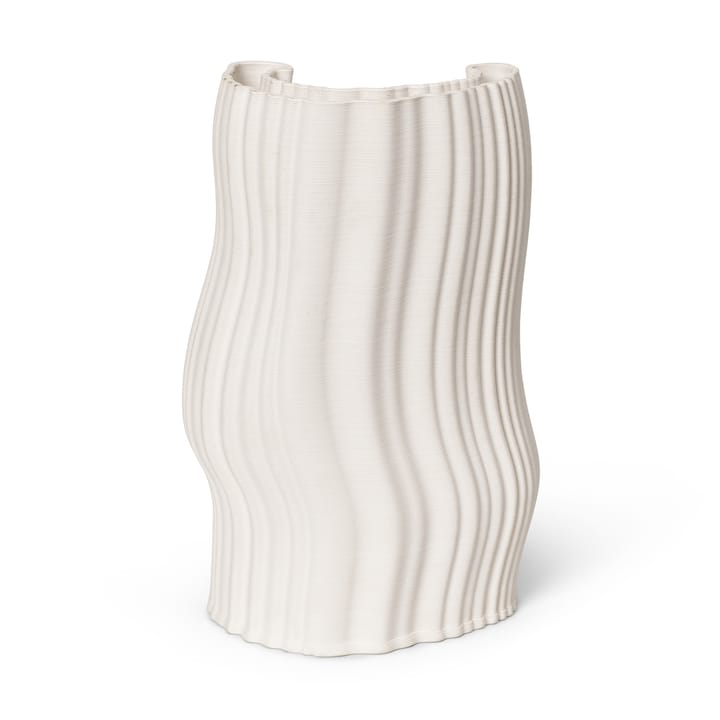 Moire maljakko 19 x 30 cm, Off-white Ferm Living