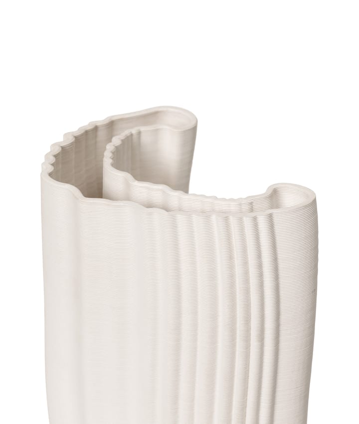 Moire maljakko 19 x 30 cm, Off-white Ferm Living