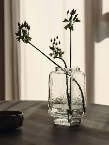 Mokuri maljakko - Läpinäkyvä, 25 cm - Ferm Living