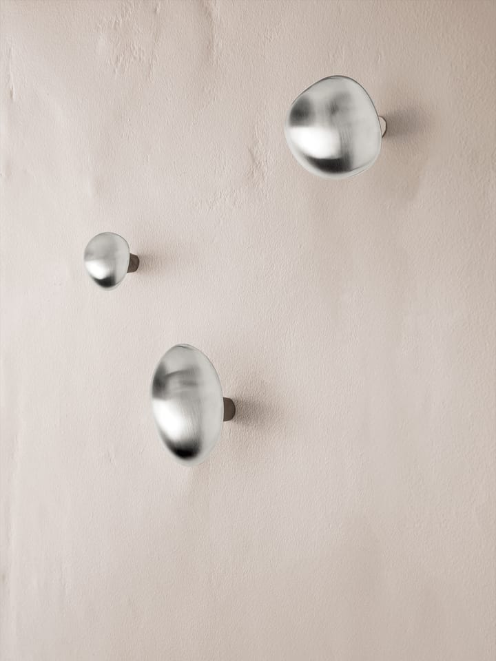 Mushroom koukku, Brushed stainless steel Ferm Living