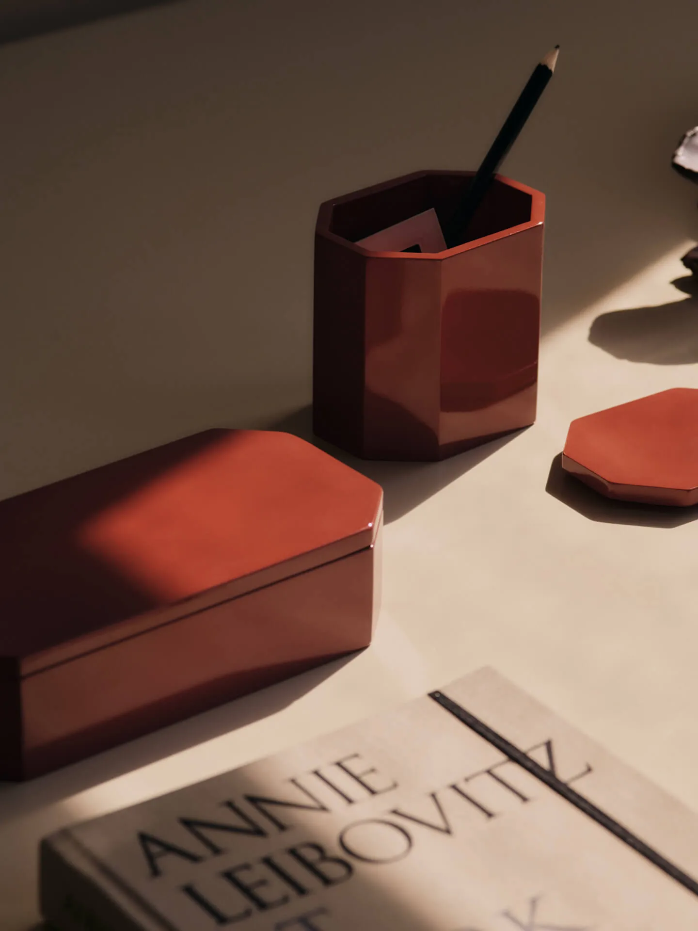 Nova säilytyslaatikko 7,5x10 cm, Picante Red Ferm Living