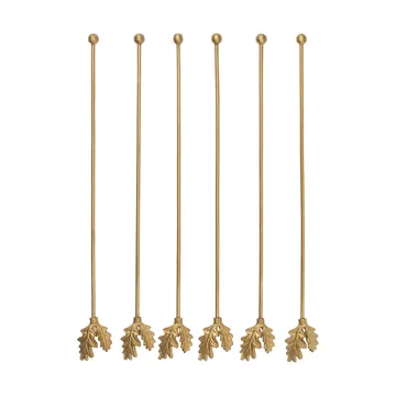Oak Leaf juomapillit 6-pack - Messinki - Ferm Living