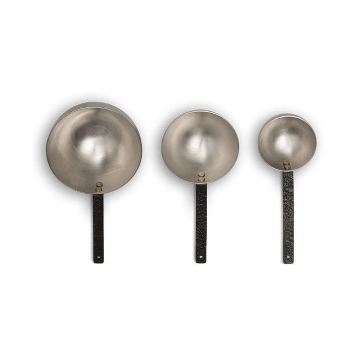 Obra Measuring Spoons mittasetti 3 osaa - Stainless Steel - Ferm Living