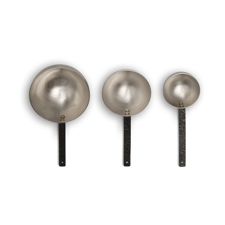 Obra Measuring Spoons mittasetti 3 osaa - Stainless Steel - Ferm LIVING