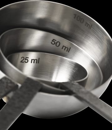 Obra Measuring Spoons mittasetti 3 osaa - Stainless Steel - Ferm Living