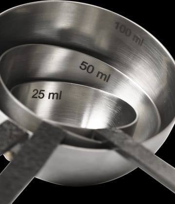 Obra Measuring Spoons mittasetti 3 osaa - Stainless Steel - ferm LIVING