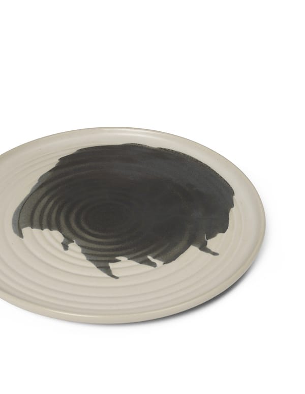 Omhu lautanen ⌀26,5 cm, off white-charcoal ferm LIVING