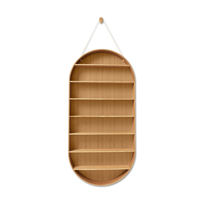 Oval Dorm hylly, Oiled oak Ferm Living