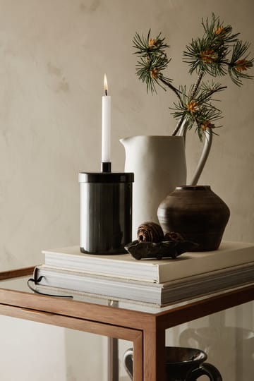 Oyster koristeskulho 10,5 cm - Musta messinki - Ferm Living