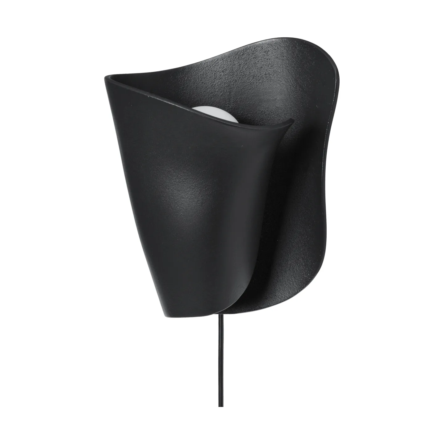 Oyster wall sconce seinälamppu, Black Ferm Living