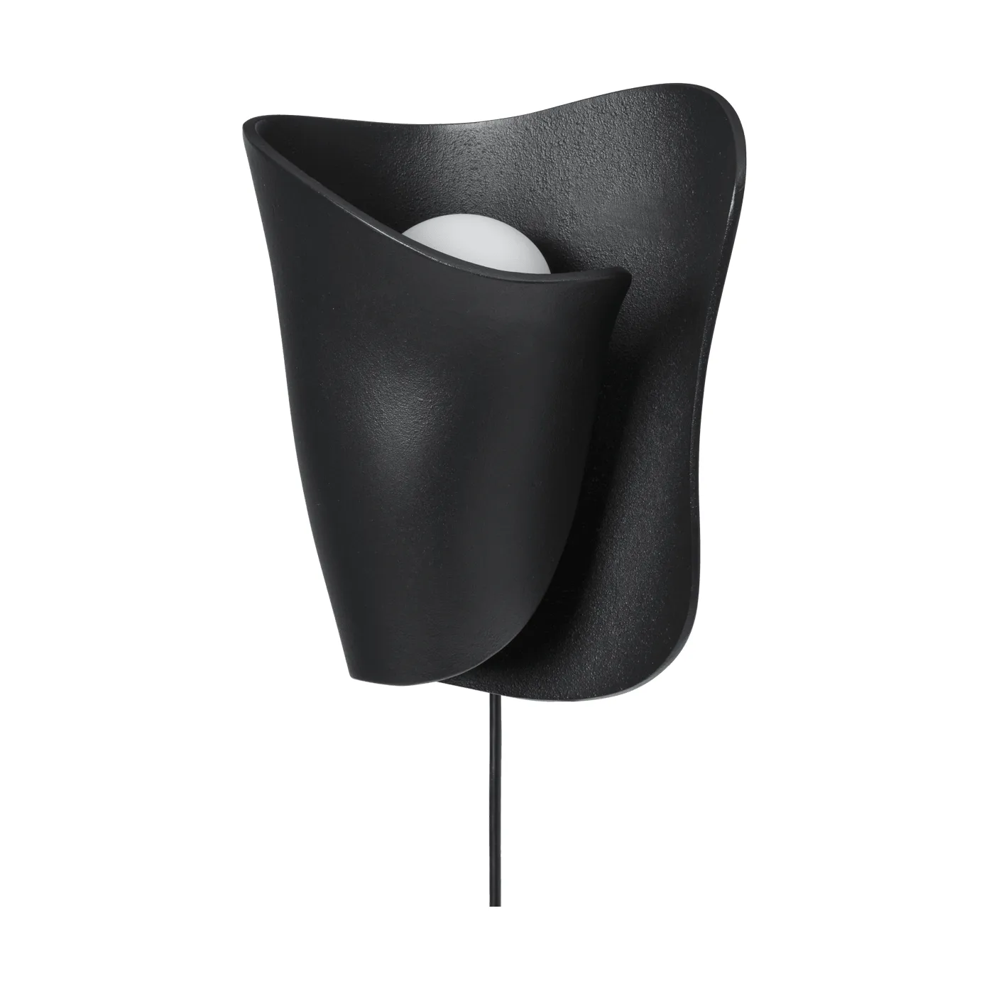 Oyster wall sconce seinälamppu, Black Ferm Living