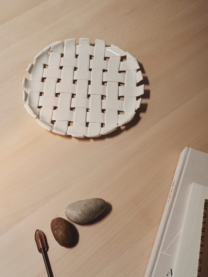 Plait lautanen Ø30 cm, Off white Ferm Living