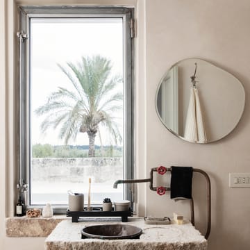 Pond peili - Dark chrome, xl - Ferm Living