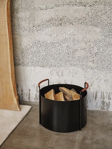 Port puukori, 42x40x32,4 cm - Black - Ferm Living