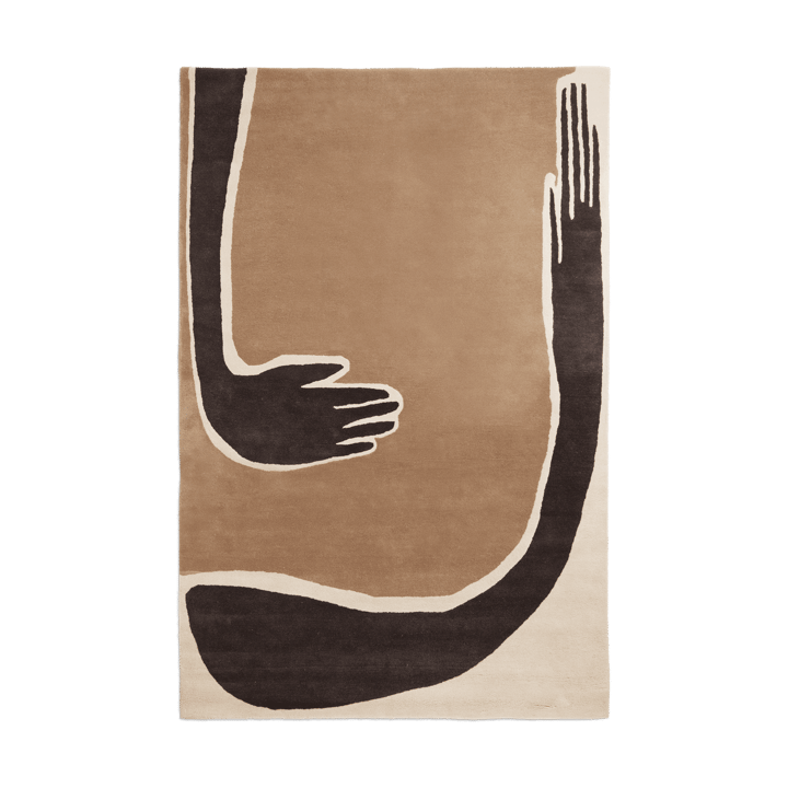 Pose matto - Coffee-off white, 200x300 cm - Ferm Living
