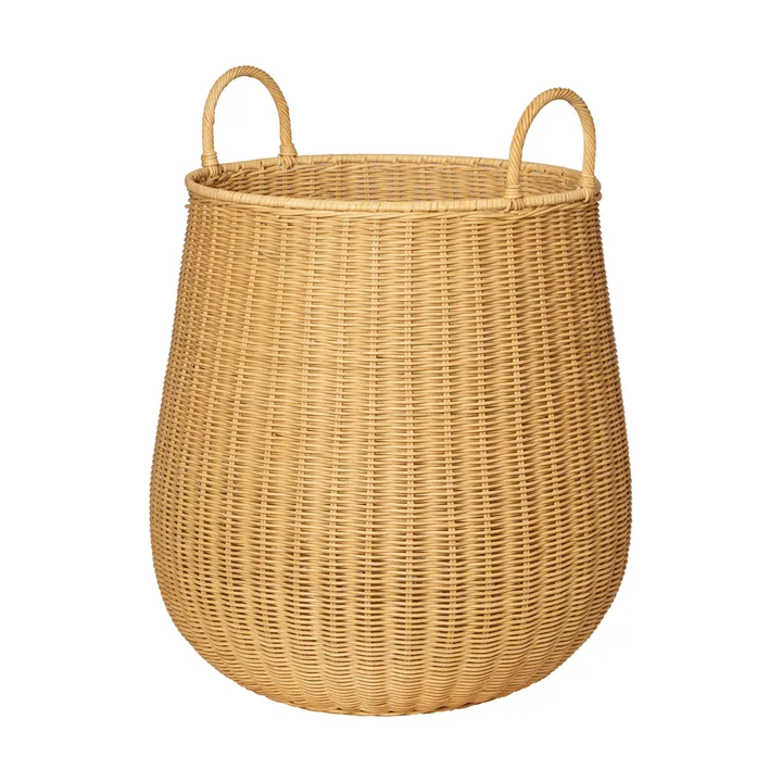 Punottu pyykkikori - Medium, natural - Ferm Living