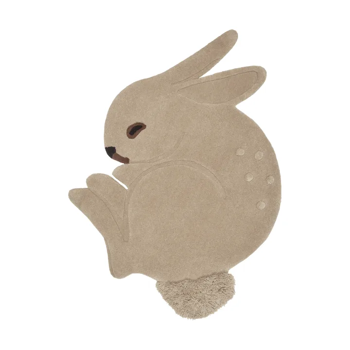 Rabbit tuftattu matto - Cashmere, 88x120 cm - Ferm Living