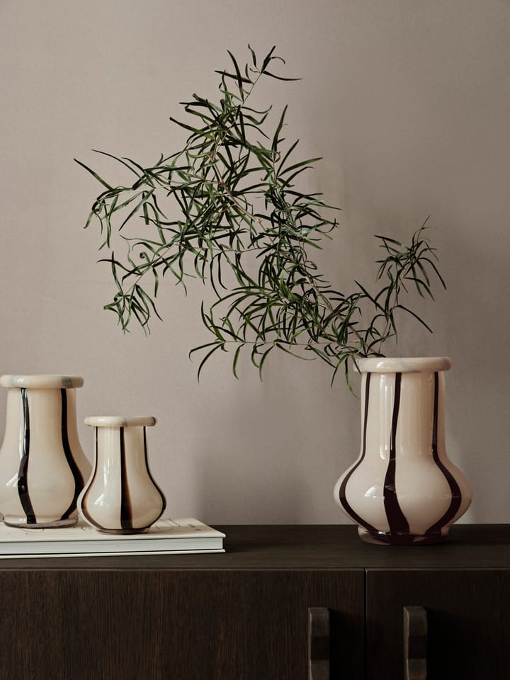 Riban maljakko 24 cm, Cream Ferm Living