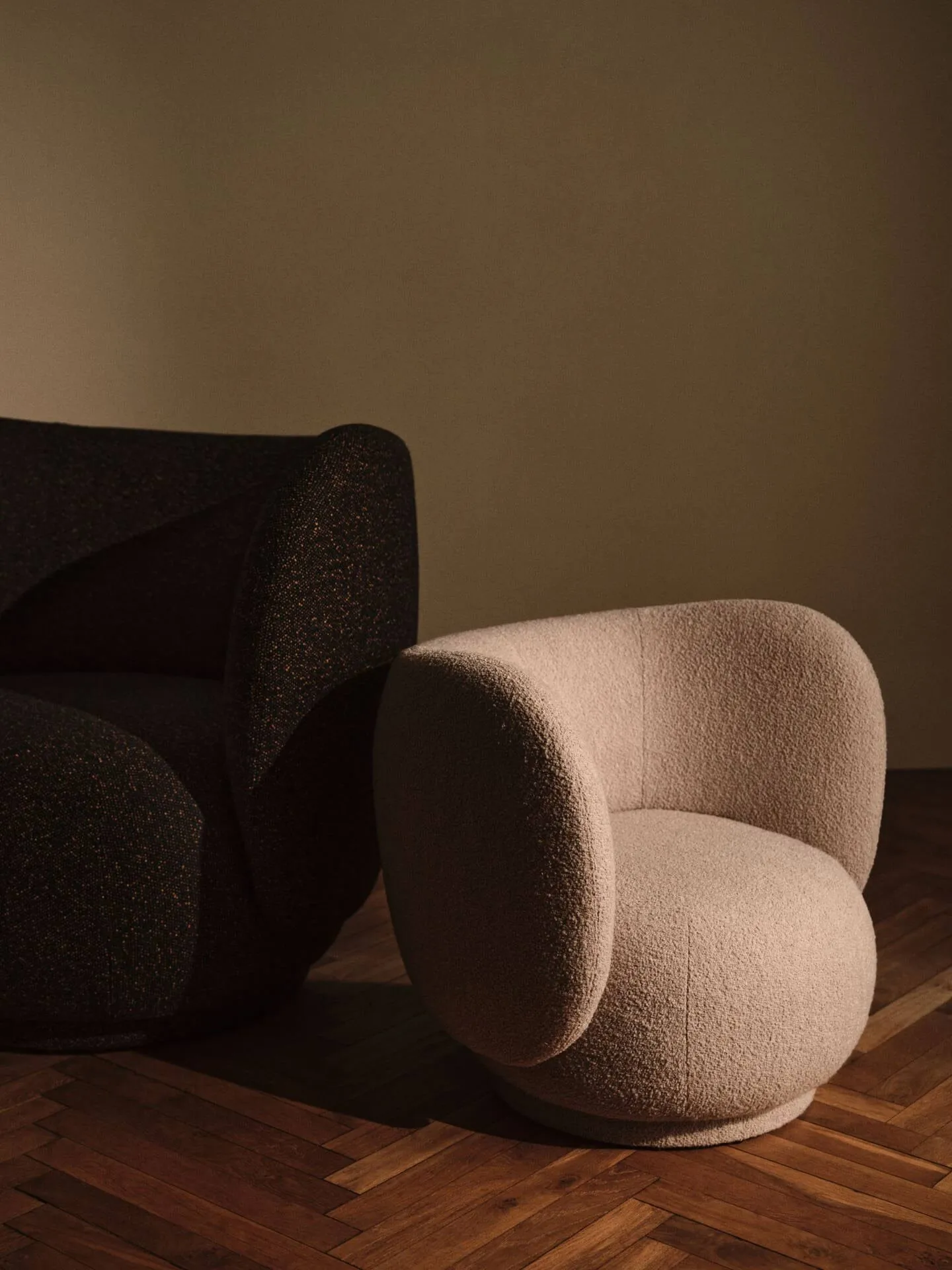 Rico kids lounge chair nojatuoli, Luonnollinen Ferm Living