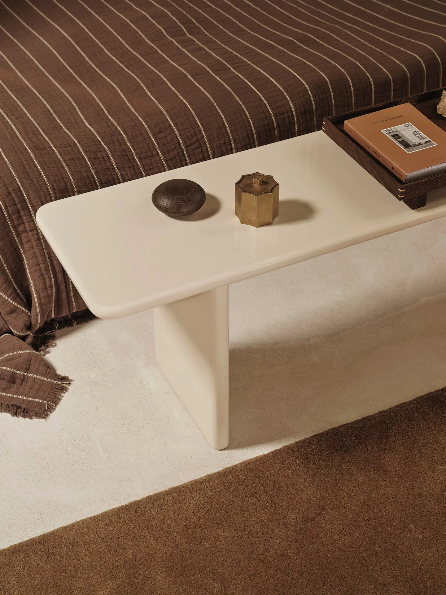 Rink penkki 140 cm, Eggshell Ferm Living