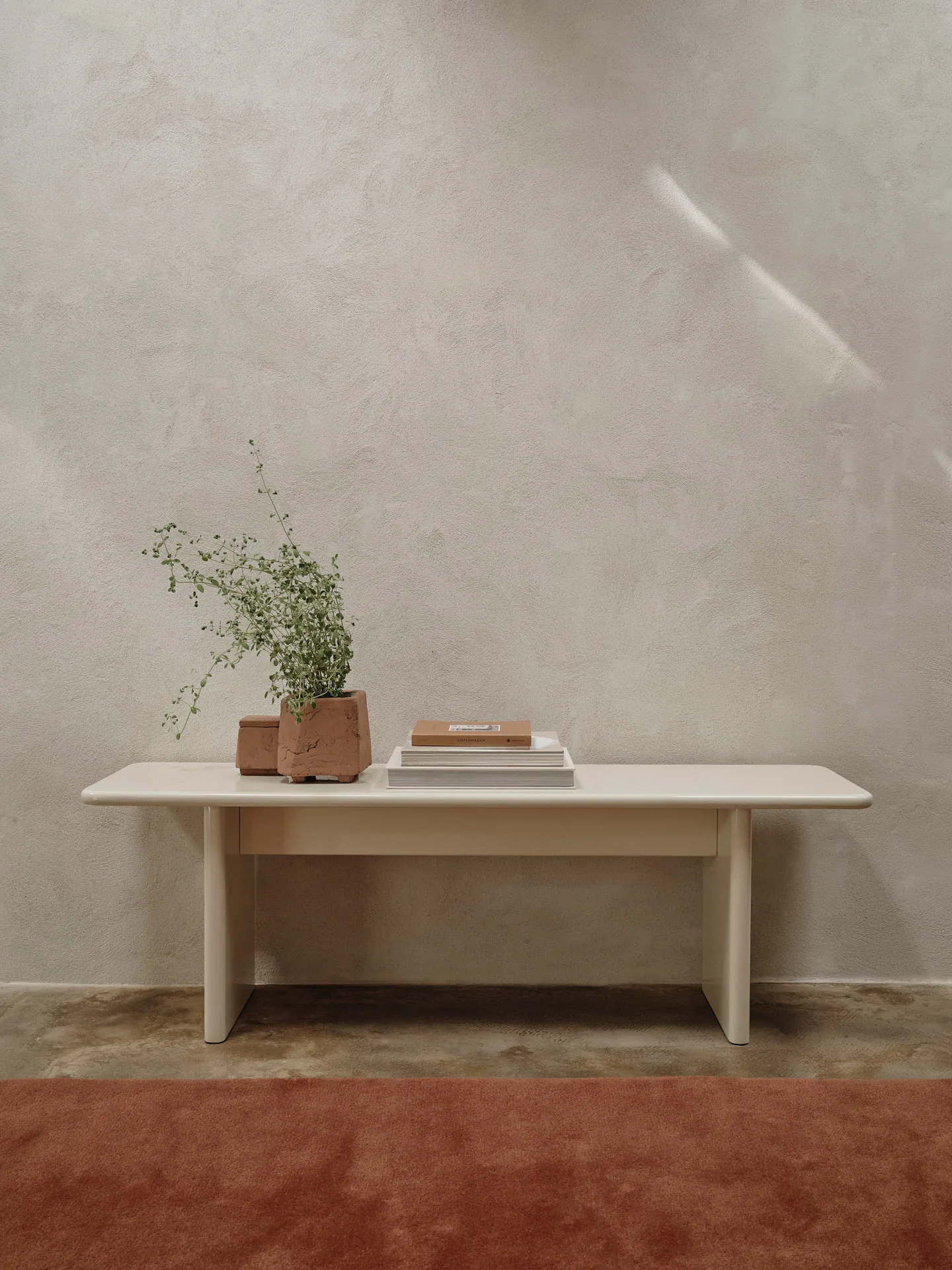 Rink penkki 140 cm, Eggshell Ferm Living