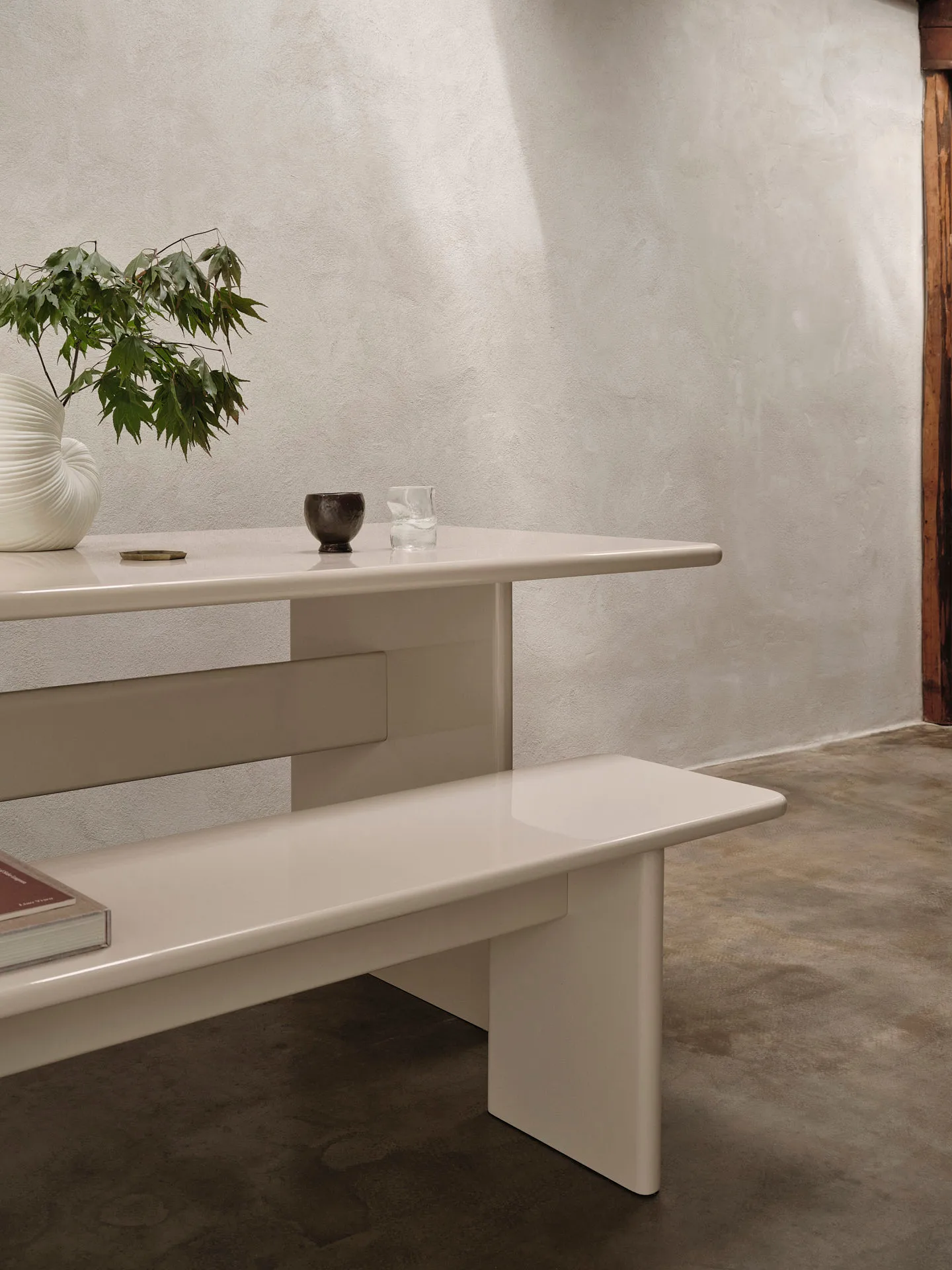 Rink penkki 200 cm, Eggshell Ferm Living