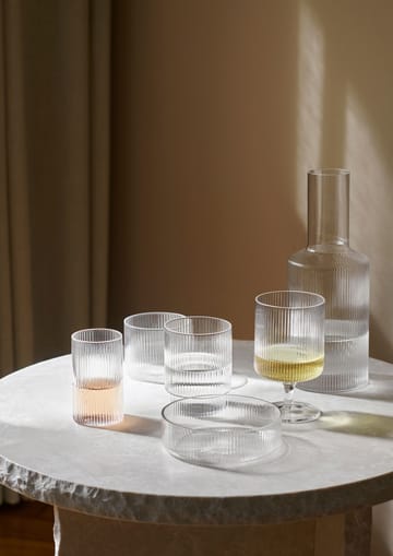 Ripple aamiaiskulho 4 kpl - clear - Ferm Living