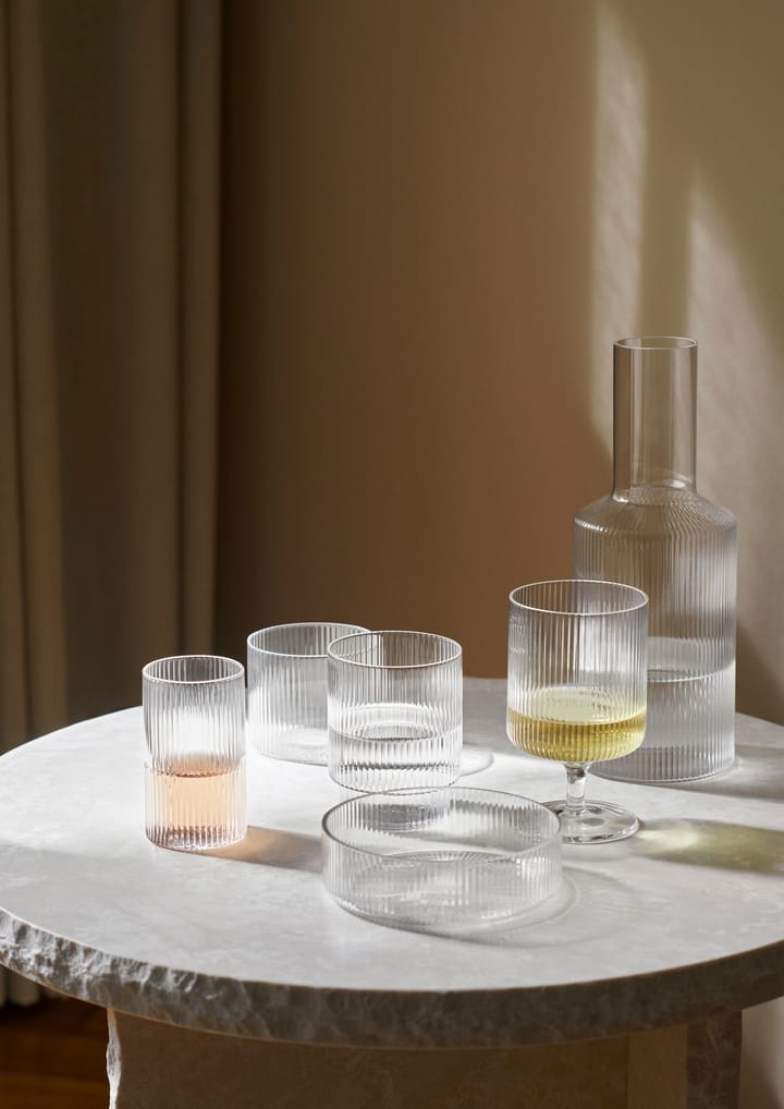 Ripple aamiaiskulho 4 kpl, clear Ferm Living