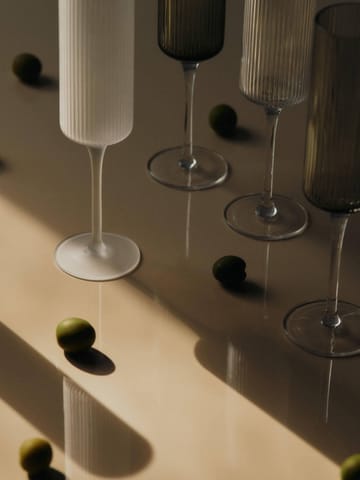 Ripple Champagne flutes samppanjalasit 15 cl 2-pack - Kirkas - Ferm Living