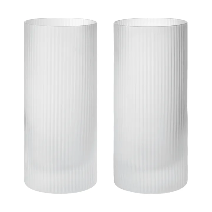 Ripple Highball-lasit 48 cl, 2-pack - Kirkas - Ferm Living
