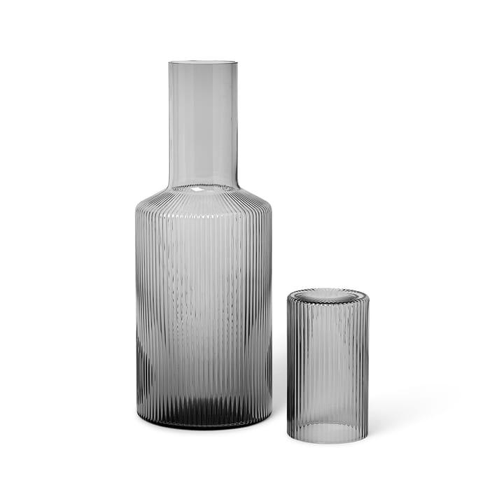 Ripple karahvin kansi, Smoked grey Ferm Living