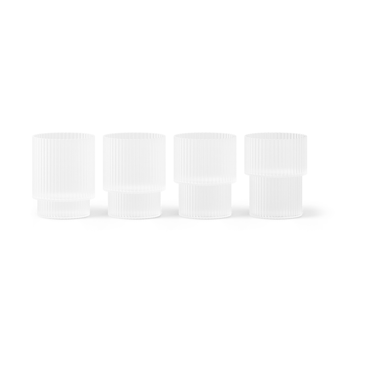 Ripple lasi 6 cl 4 kpl - Frosted - Ferm Living