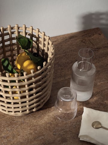 Ripple lasi 6 cl 4 kpl - Kirkas - Ferm Living